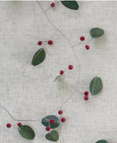 Winter Berry Beaded Garland