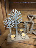 Woodland tealight holder