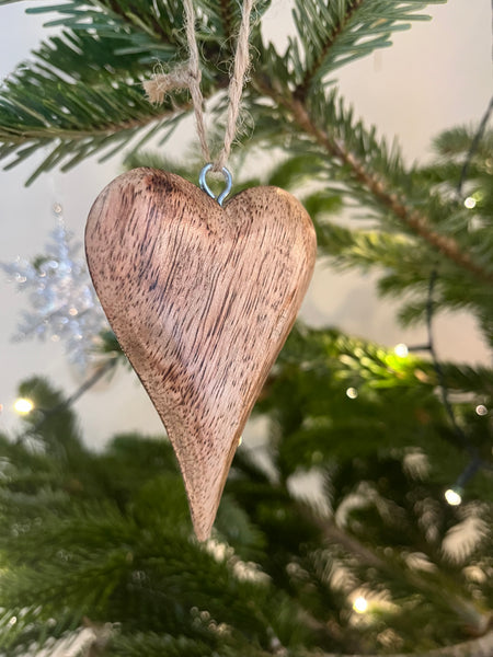 Small Hanging Wooden Heart