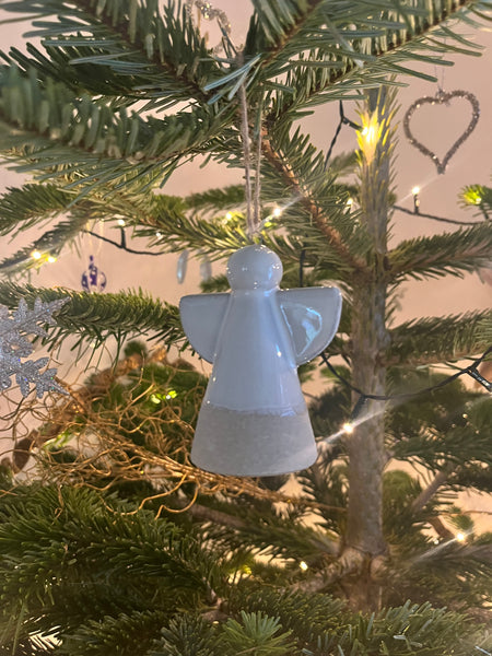 Porcelain Angel Tree Decoration