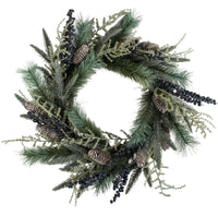 Blueberry and Fircone Large Wreath