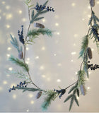 Blueberry and Fircone Garland