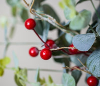 Red Berry & Eucalyptus Garland