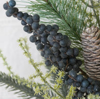 Blueberry and Fircone Large Wreath