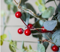 Red Berry & Eucalyptus Garland