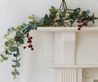 Red Berry & Eucalyptus Garland