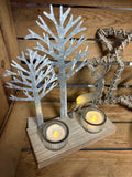 Woodland tealight holder