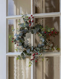 Red Berry and Eucalyptus Wreath