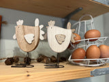 Wooden Hen - Natural