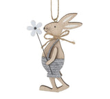 Wooden Bunny Decoration
