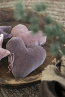 Dusky Violet Velvet Heart