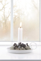 Snowberry Night Light Candle Holder