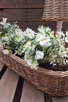 Woven Natural Willow Long Basket
