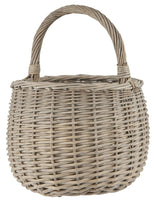 Country Grey Willow Basket