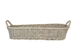 Woven Natural Willow Long Basket