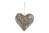 Rustic Woven Large Willow Heart