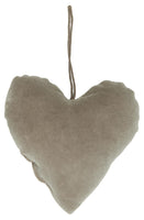 Grey Velvet Heart