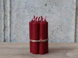 Bundle of Candles - Deep Red