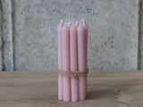 Bundle of Taper Candles - Rose