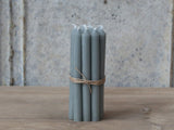 Bundle of Taper Candles - Grey