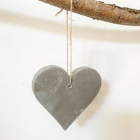 Simple Scandi Cement Heart - Two Sizes Available