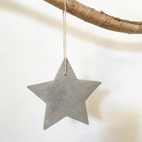 Simple Scandi Cement Star - Two Sizes Available