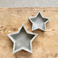 Grey Cement Star Tray