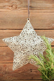 Large Zinc Filigree Star