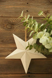 Large White Wooden Nordic Star