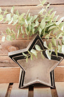 Zinc Star Tray Set