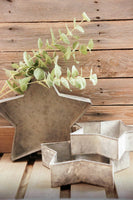 Zinc Star Tray Set