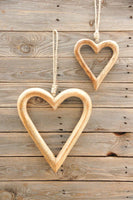 Rustic Wooden Heart Hanger