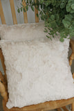 Natural Faux Fur Cushion