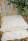 Natural Faux Fur Cushion