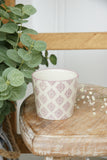 Set of Three Patterned Mini Planters