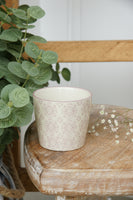 Set of Three Patterned Mini Planters