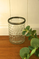 Large Clear Star Twinkly Candle Holder