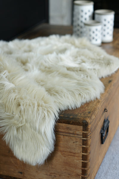 Faux Fur Sheepskin - Natural