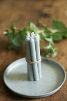 Bundle of Taper Candles - Grey