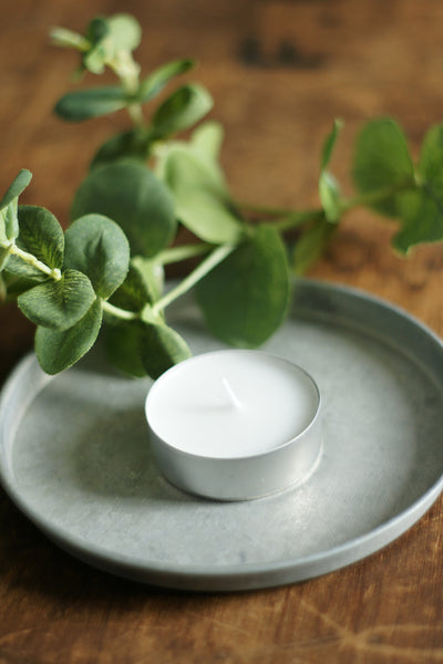 Simple Zinc Candle Tray