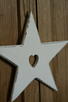 Large Shaker Star in White