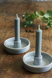 Grey Ceramic Nordic Candlestick