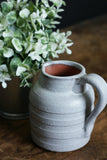 Provence French Grey Earthenware Jug