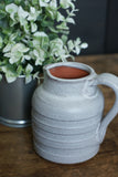 Provence French Grey Earthenware Jug