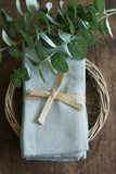 Set of four Dove Grey Napkins