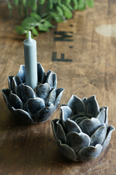 Crackled Vintage Deep Grey Artichoke