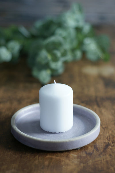 Rustic Violet Candle Tray