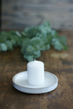 Rustic Blanc Candle Tray