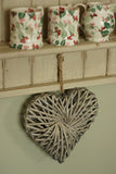Rustic Woven Willow Heart