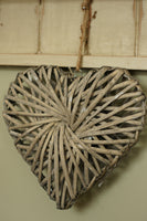 Rustic Woven Willow Heart